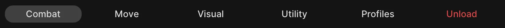 The navigation bar